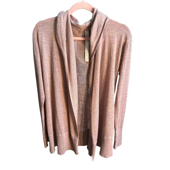 Lululemon Calm and Collected Wrap Womens Size M Heathered Vintage Mauve EUC - Picture 2 of 7